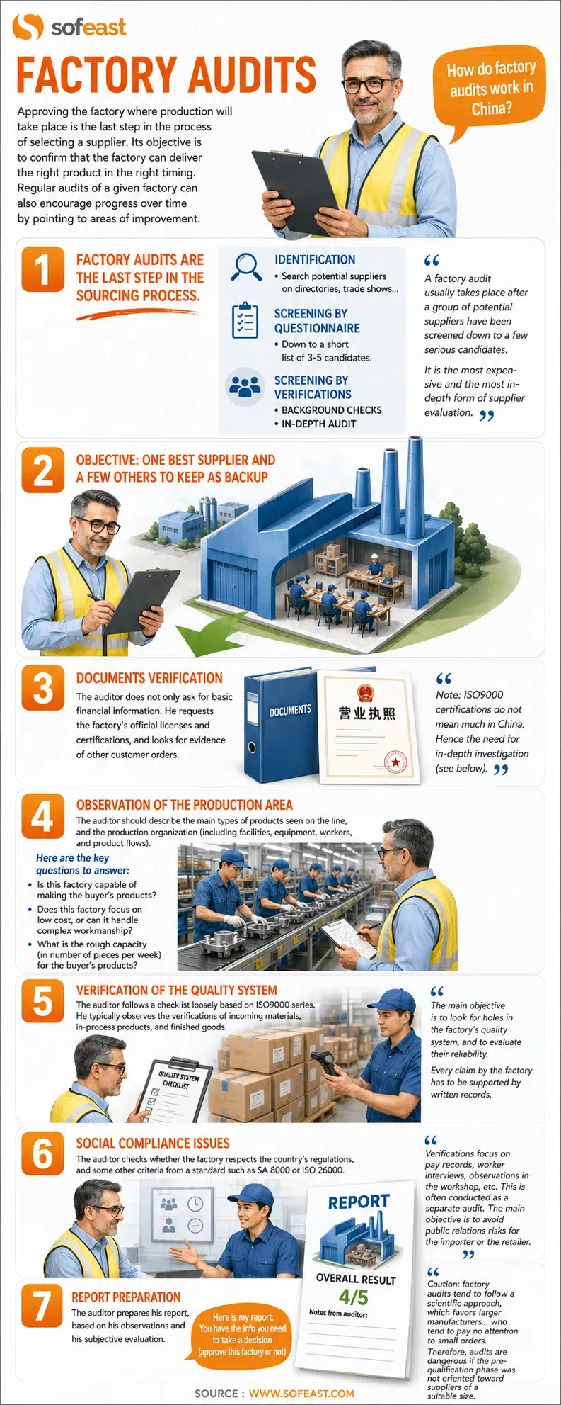 How Do Factory Audits Work In China - infographic How Do Factory Audits Work In China - infographic