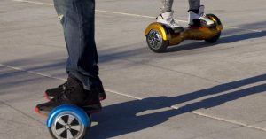 an example of hoverboards which had battery fire issues