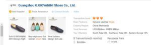 alibaba gold supplier example