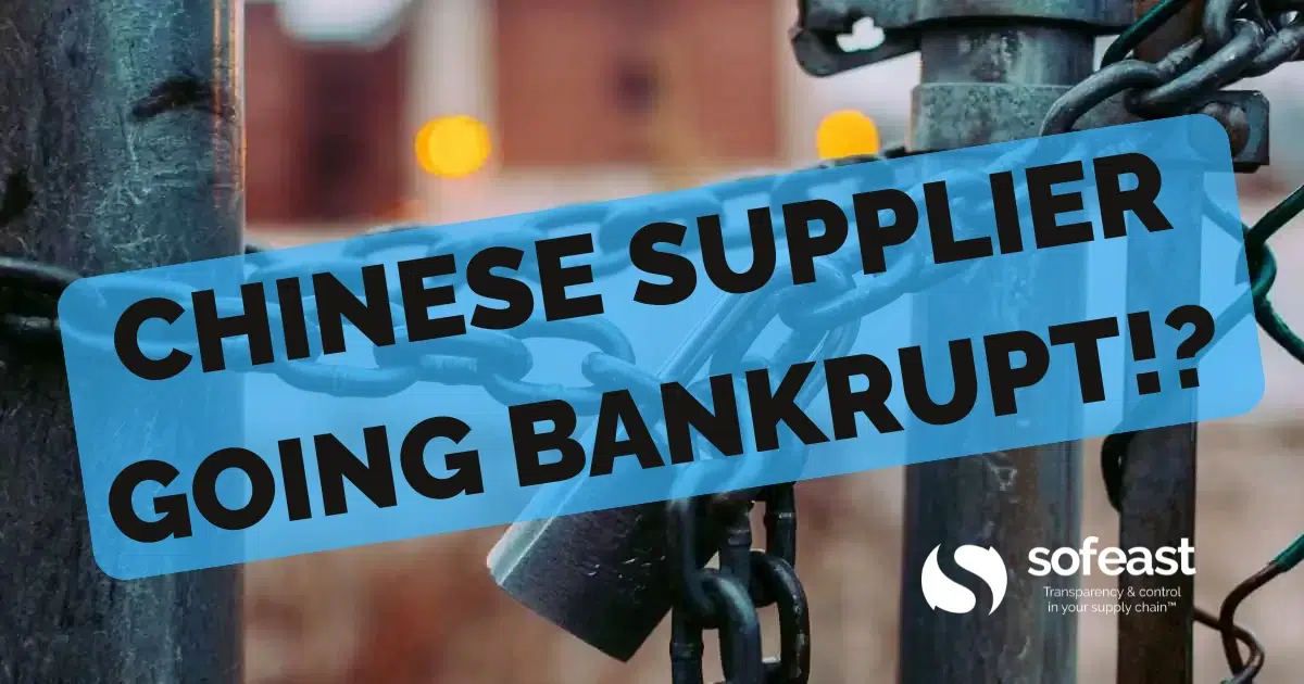Is Your Chinese Supplier At Risk Of Bankruptcy
