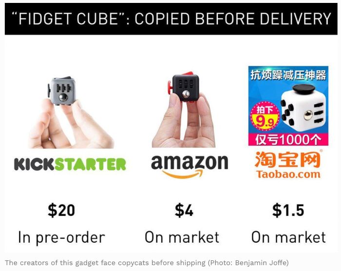 fidget cube and copies