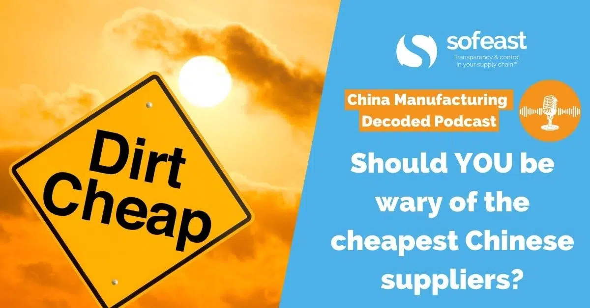 Should you be wary of the cheapest Chinese suppliers