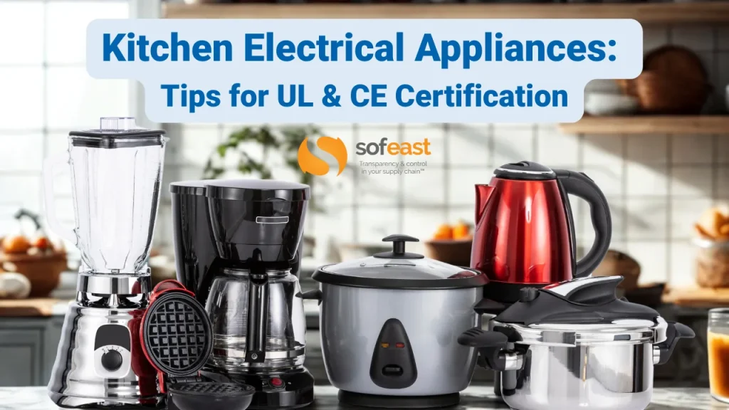 Kitchen Electrical Appliances: Tips for UL & CE Certification