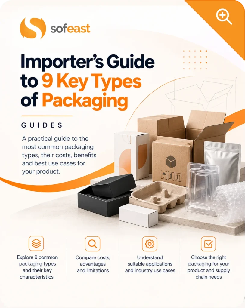 Importer guide to 9 types of packaging