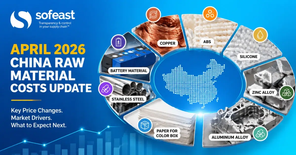 Plastic, Silicone, Steel, and Others Updated China Raw Materials Costs (late Apr ’26)