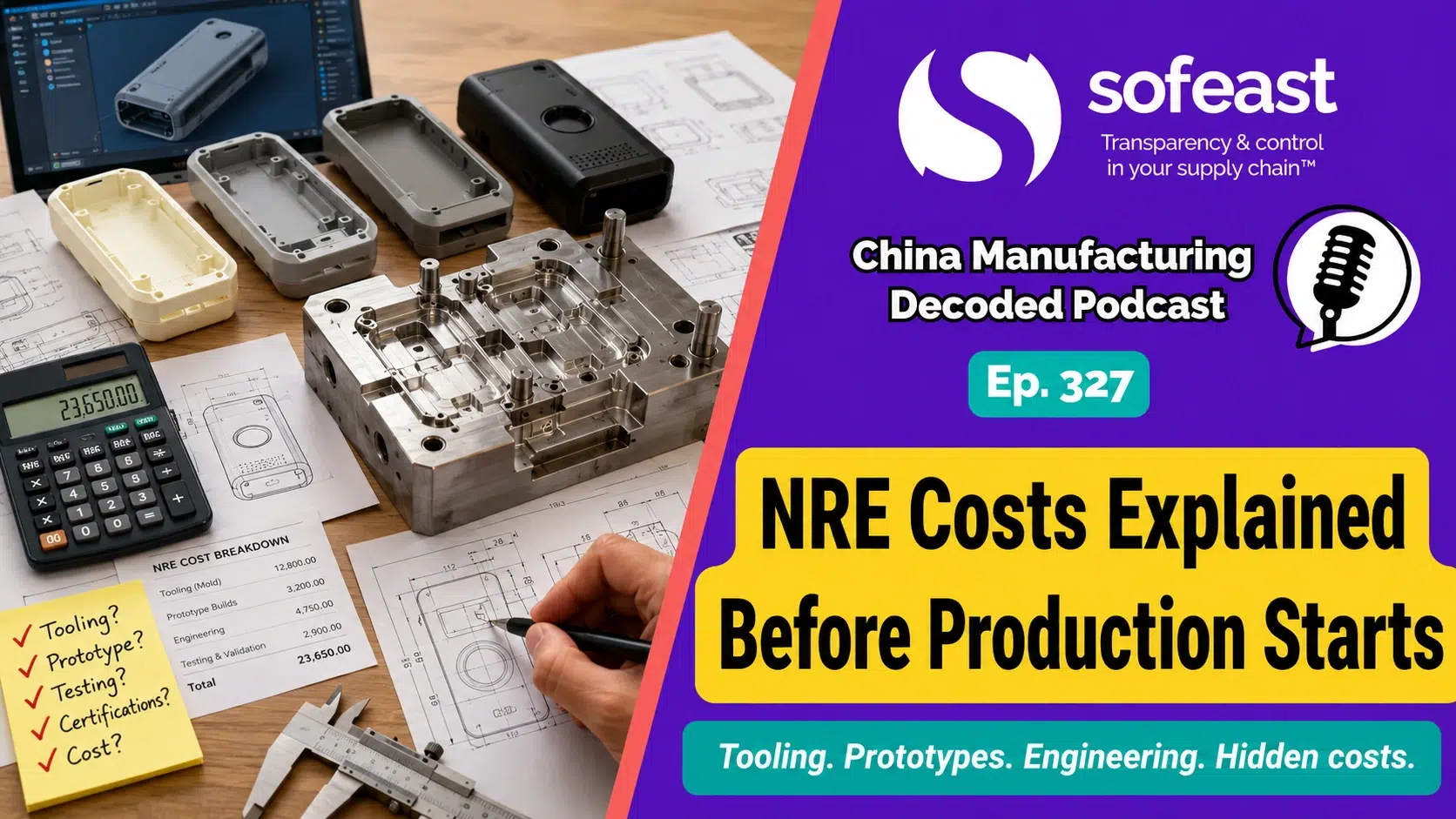 Gold NRE Costs Exposed How One Time Engineering Bills Can Sink Your Product (Ep. 49 revisited)