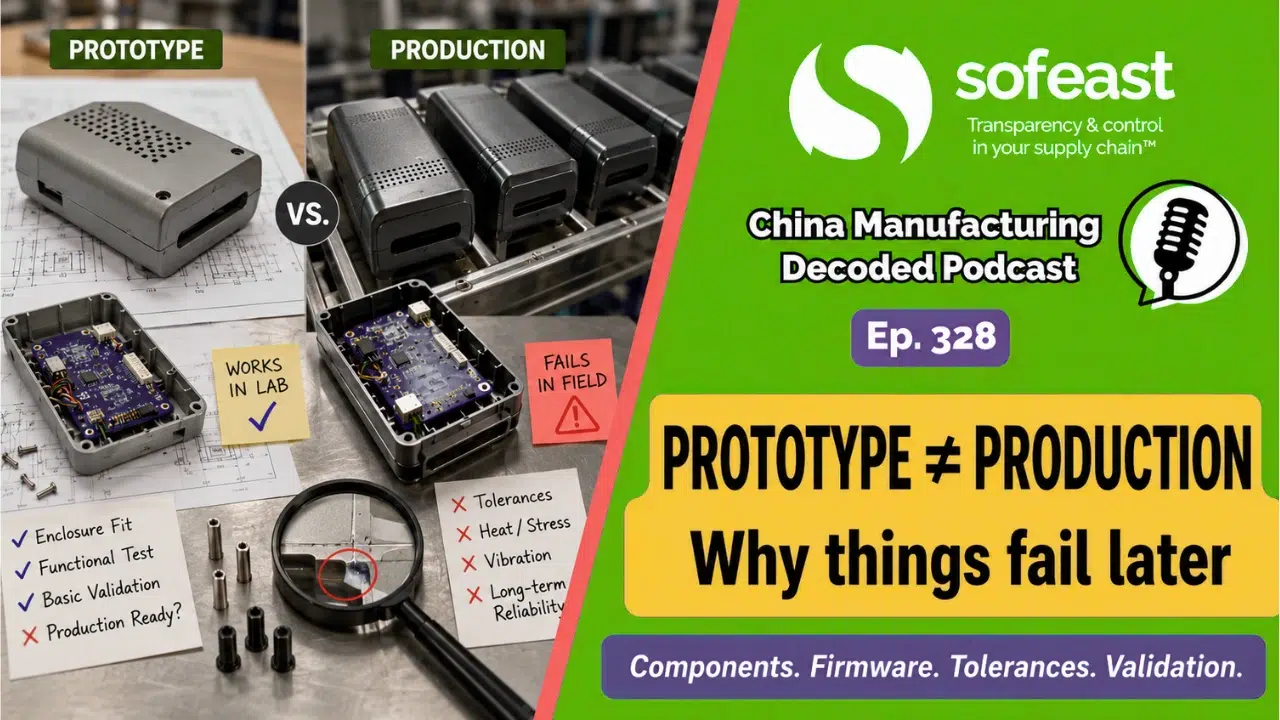 Why Working Prototypes Fail in Production, Part 1 What Changes Before Mass Production