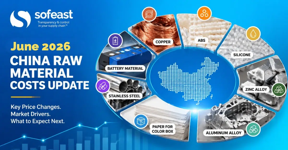 Plastic, Silicone, Steel, and Others Updated China Raw Materials Costs (late June ’26)