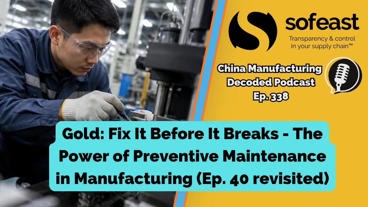Gold Fix It Before It Breaks The Power of Preventive Maintenance in Manufacturing (Ep. 40 revisited)