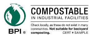 industrially compostable label industrially compostable label