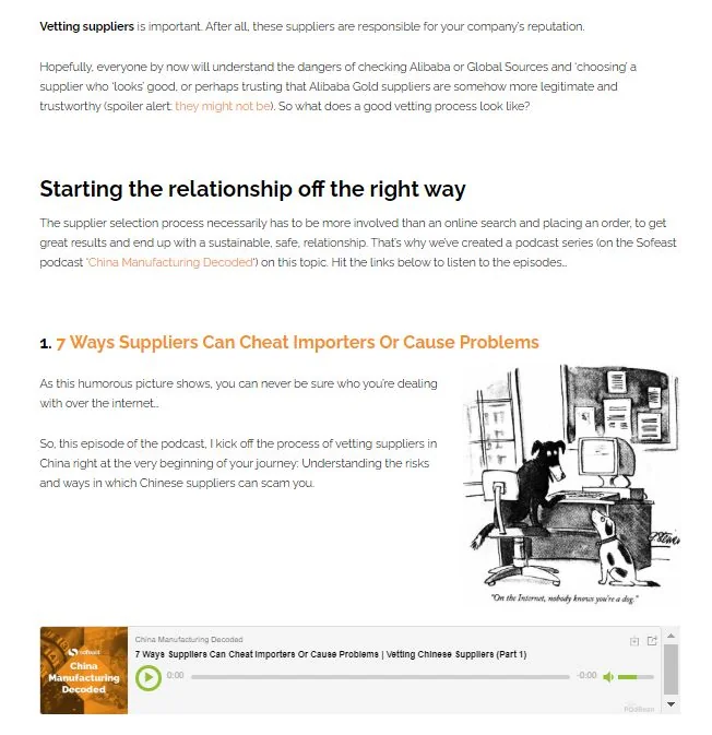 vetting suppliers blog post excerpt vetting suppliers blog post excerpt
