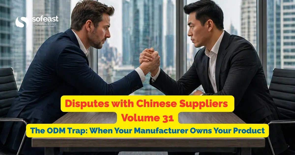 Disputes with Chinese Suppliers Volume 31 The ODM Trap When Your Manufacturer Owns Your Product