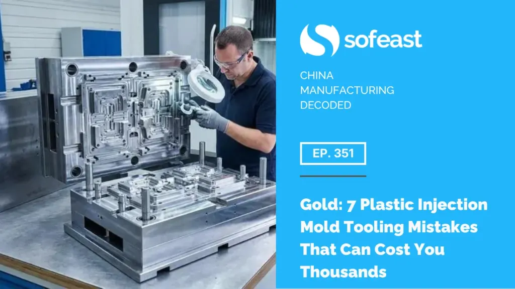 Gold: 7 Plastic Injection Mold Tooling Mistakes That Can Cost You Thousands (Ep. 48 Revisited) [Podcast Ep. 351]